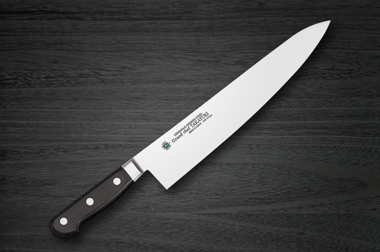 Sakai Takayuki Grand Chef Japanese Chef's Gyuto Knife 210mm VS Yaxell YO-U 69-Layer VG-10 Damascus Japanese Chef's Gyuto Knife 210mm